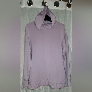 New Lilac Soft Offline By Aerie Women's Long Sleeve Pocket Stretch Hoodie Lilac